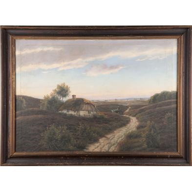 danish-school-20th-c-landscape-with-cottage