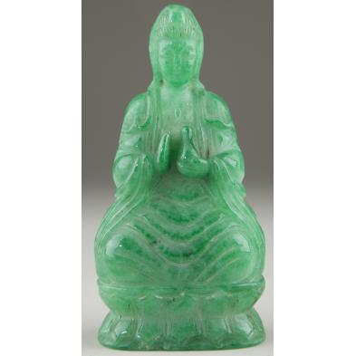 chinese-green-jade-guanyin-statuette