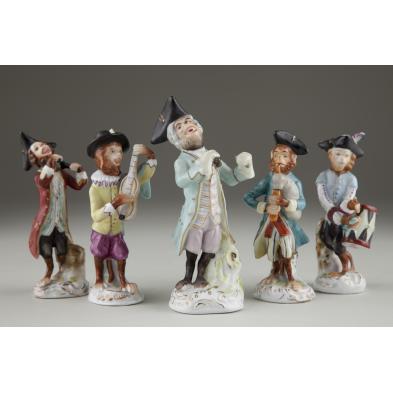 german-porcelain-5-piece-monkey-band