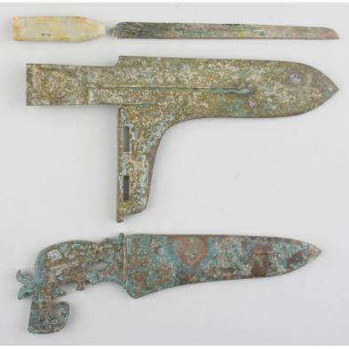 three-ancient-chinese-bronze-weapons
