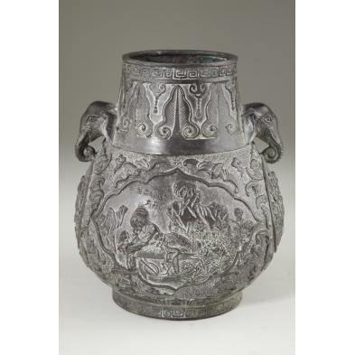 chinese-patinated-bronze-pot