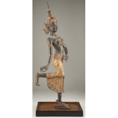 thai-gilt-bronze-dancer