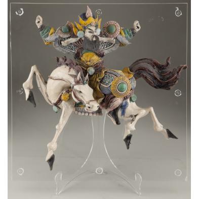 chinese-figural-roof-tile-of-warrior-on-horseback