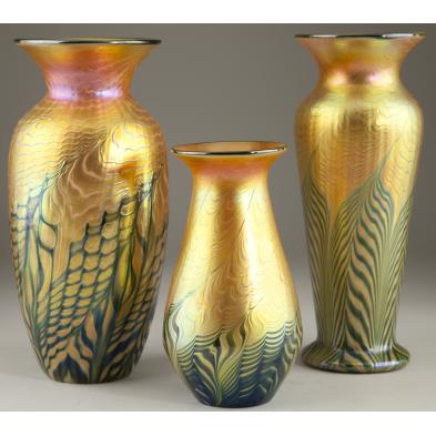 three-lundberg-studios-fern-vases