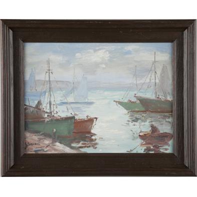 cesare-ricciardi-pa-1892-1973-harbor