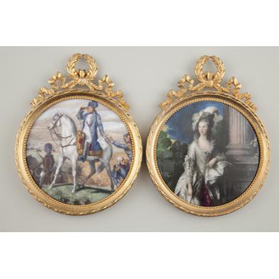 two-limoges-portrait-miniatures-20th-century