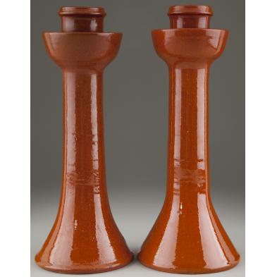pair-ben-owen-master-potter-candlesticks