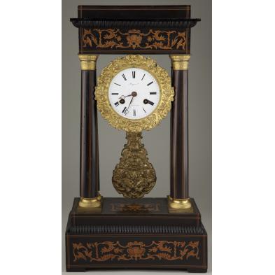 french-empire-portico-mantel-clock