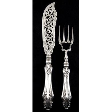victorian-sterling-silver-fish-serving-set