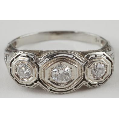 art-deco-three-stone-diamond-ring