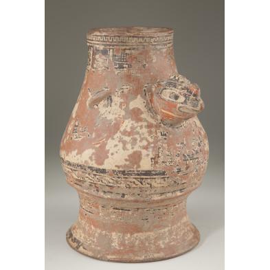 large-pre-columbian-style-effigy-vessel