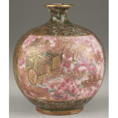 japanese-satsuma-globular-miniauture-vase