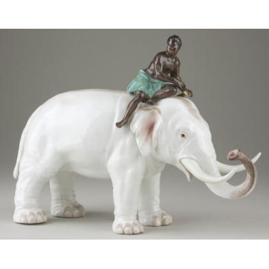 meissen-figural-of-elephant-and-blackamoor