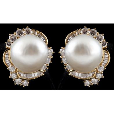 south-sea-pearl-and-diamond-earclips