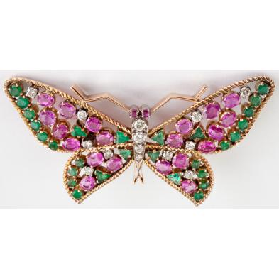 gem-set-and-diamond-butterfly-brooch