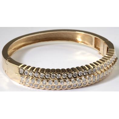 three-row-diamond-bangle