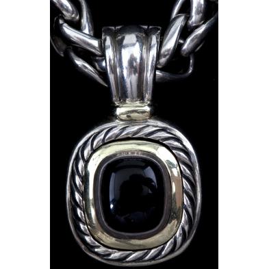 onyx-pendant-enhancer-necklace-david-yurman