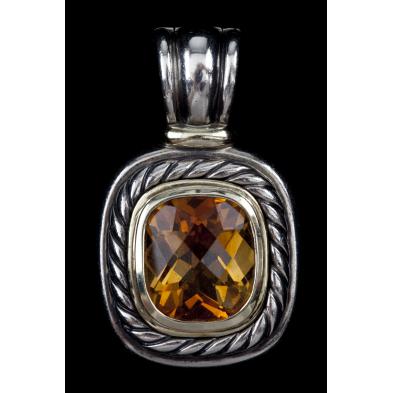 citrine-enhancer-pendant-david-yurman