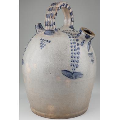 cobalt-decorated-harvest-jug-19th-century