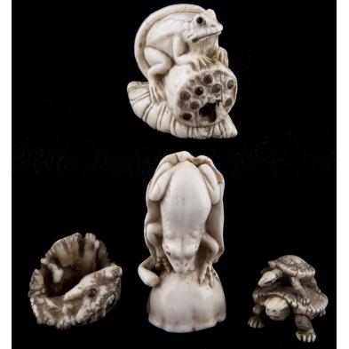 group-of-four-japanese-netsuke