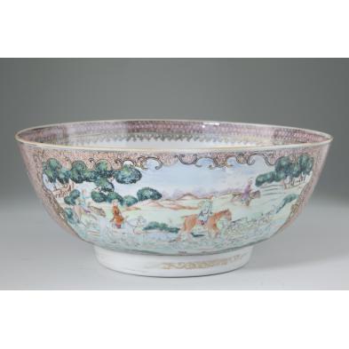 rare-chinese-export-porcelain-hunt-bowl