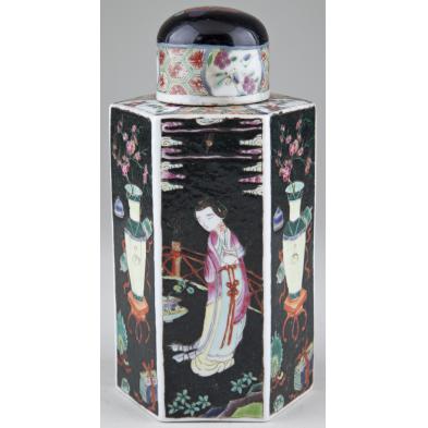 chinese-famille-noir-tea-caddy