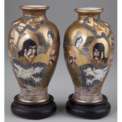 pair-of-small-satsuma-vases