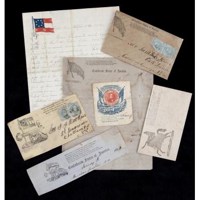 seven-confederate-patriotic-covers-and-imprints