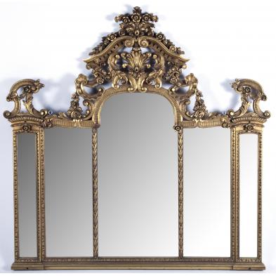 rococo-style-overmantel-mirror
