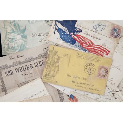 union-patriotic-covers-and-four-soldiers-letters