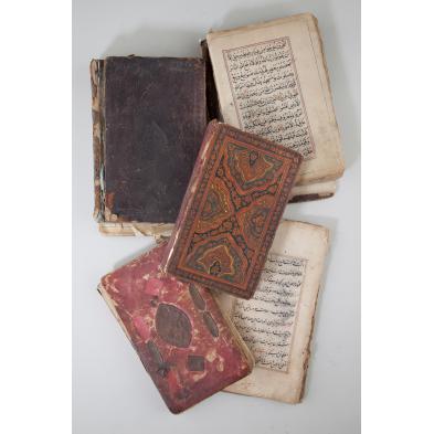 five-illuminated-korans-islamic-prayer-books