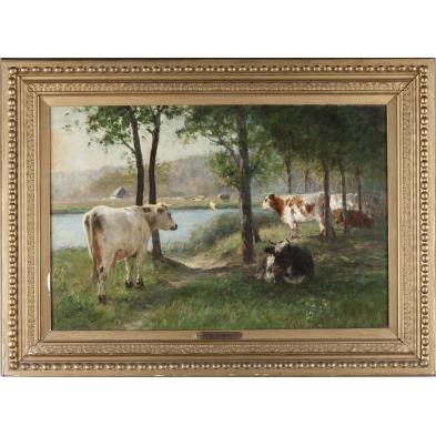otto-de-thoren-au-1828-1889-cattle-watering