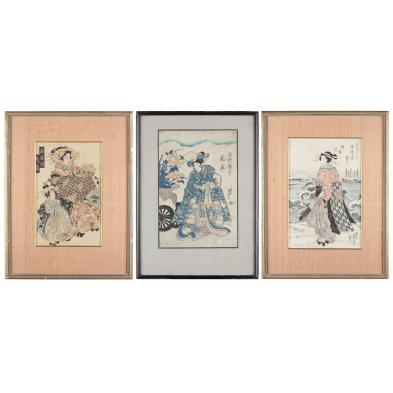 three-signed-japanese-woodblock-prints