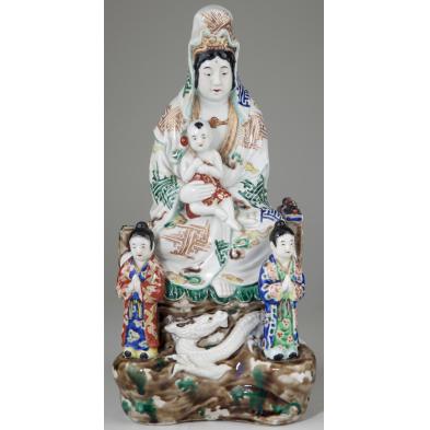 japanese-porcelain-maria-kannon-figural-group