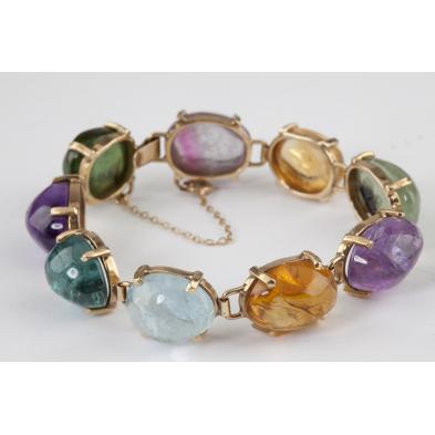 impressive-multi-gem-cabochon-bracelet