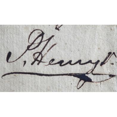 patrick-henry-autograph-letter-signed