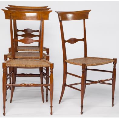 four-gaetano-descalzo-chiavari-side-chairs