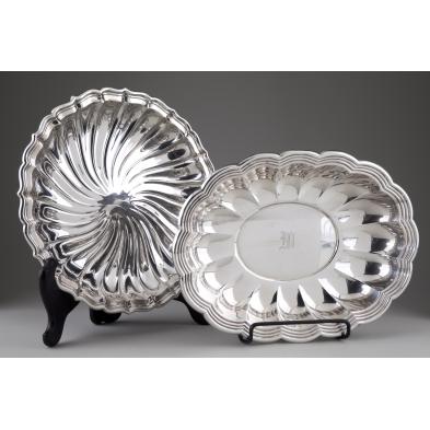 two-gorham-sterling-silver-trays
