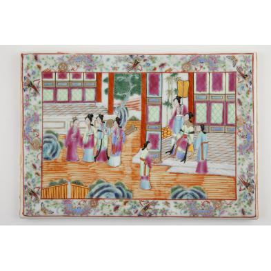 chinese-export-famille-rose-plaque
