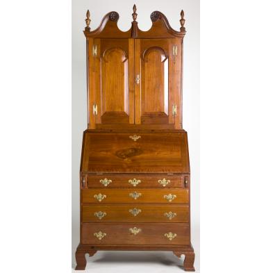 virginia-chippendale-style-secretary-bookcase