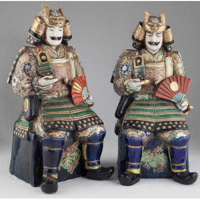 pair-japanese-polychrome-samurai-figures