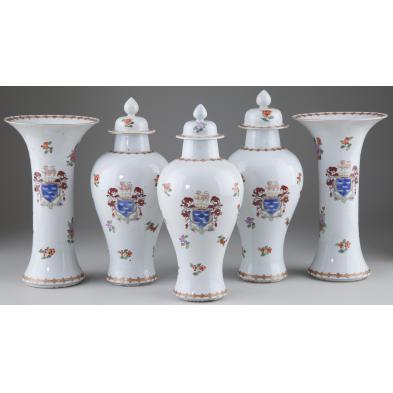 five-piece-chinese-export-porcelain-garniture-set