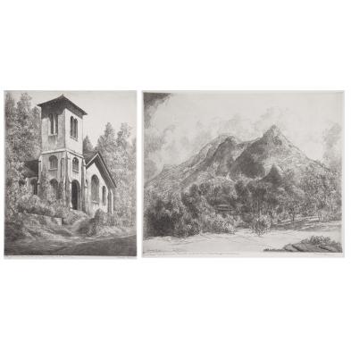 louis-orr-ct-fr-1879-1961-two-nc-etchings