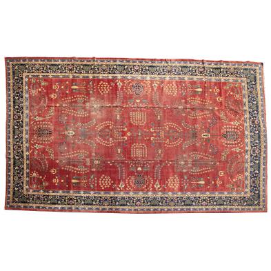 very-fine-antique-indian-agra-large-carpet