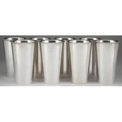 set-of-eight-sterling-mint-julep-tumblers