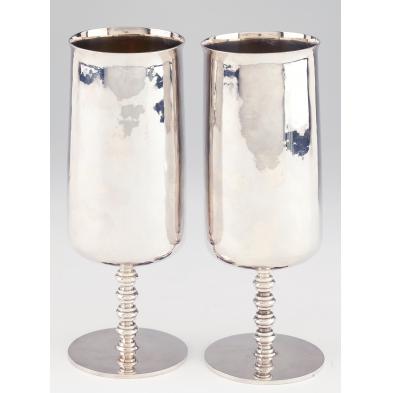 pair-of-modern-silver-parcel-gilt-goblets