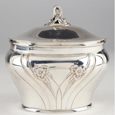 german-jugendstil-silver-parcel-gilt-tea-caddy