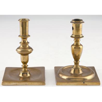 two-continental-turned-brass-candlesticks