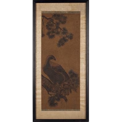 chinese-school-painting-of-a-bird-of-prey