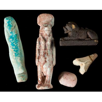 five-ancient-egyptian-faience-artifacts